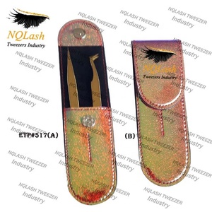 Pinzas de extensión de pestañas brillantes de Color blanco perfecto Bolsa/Nuevas pinzas de extensión de pestañas EE. UU. - Product Image 5