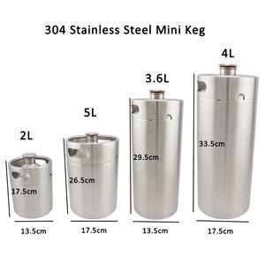Distributeur automatique <span class=keywords><strong>de</strong></span> <span class=keywords><strong>fût</strong></span> <span class=keywords><strong>de</strong></span> <span class=keywords><strong>bière</strong></span>, en acier inoxydable, 2/3, 6/4/5l, petit volume, pour l'artisanat <span class=keywords><strong>de</strong></span> l'eau, système avec brassage à domicile - Product Image 2