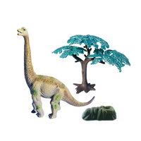 Figurines de dinosaures réalistes en PVC personnalisables, fabricants de figurines, dinosaures à long cou, modèle 3D en kit pour la promotion en gros