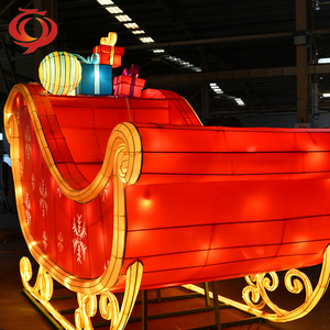 Lanterne festive chinoise géante en soie LED, faite à la main, pour l'extérieur, décorative et lumineuse, pour Noël, le Nouvel An, le Ramadan, la remise de diplômes, 2025 - Product Image 1