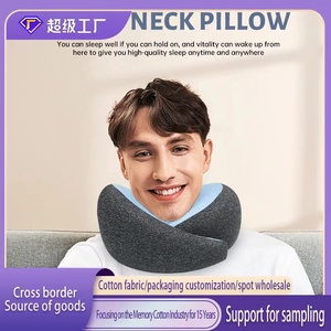 <span class=keywords><strong>Kit</strong></span> de <span class=keywords><strong>viaje</strong></span> de avión de fabricantes con máscara para dormir 3D tapones para los oídos y bolsa de lujo conjunto de almohada de <span class=keywords><strong>viaje</strong></span> 100% almohada de cuello de espuma viscoelástica pura - Product Image 2