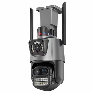 YOOSEE 8MP Three Lens Dual Screen PTZ Security <b>CCTV</b> WiFi 4G <b>Camera</b> Outdoor 10X Zoom Bullet Security 4K Video Surveillance <b>Camera</b> - Product Image 1