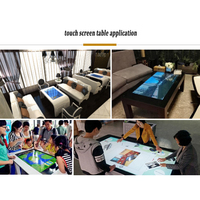 Meilleur prix personnalisé Smart LCD interactif Table de jeu tactile capacitif pour affichage numérique Restaurant et hôtel
