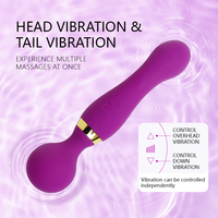 AV Kabelloser Wasserdichter Zauberstab-Vibrator Sexspielzeug für Klitoris- und Brustwarzen-Massage