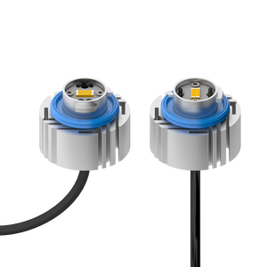 หลอดไฟ LED สีเหลือง LW5B สำหรับไฟถอยหลัง พร้อมตัวถอดรหัสในตัว ให้แสงสว่างด้านหลังที่สว่างขึ้น สำหรับอัพเกรดไฟท้าย LED ของรถยนต์โตโยต้า ไฮเอซ - Product Image 1