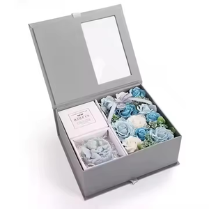 Nuovissima Scatola <span class=keywords><strong>per</strong></span> Gioielli in Cartone Rigido a Forma di Rosa con Nastro, Design Portatile, Ideale come <span class=keywords><strong>Regalo</strong></span> <span class=keywords><strong>per</strong></span> <span class=keywords><strong>San</strong></span> <span class=keywords><strong>Valentino</strong></span> - Product Image 4