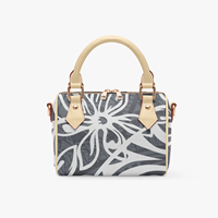 Nouveau Sac à Main Tendance Personnalisé pour Femme, Motif Floral Tropical des Îles du Pacifique, Sac Bandoulière en PU à Poignée Supérieure, Motif Hibiscus