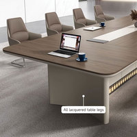 Bureau rectangulaire moderne pliable et extensible en bois Liyu pour bureau, salle de conférence, salle à manger, école, salon, hôpitaux, fabriqué en Chine