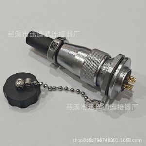 Conector a prueba de agua para aviación WS20, hembra, redondo, de aleación de zinc, chapado en oro, cobre, IP65, enchufe y toma, conector eléctrico - Product Image 3