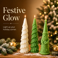 Bougie parfumée Père Noël pour sapin de Noël nordique, multi-styles, logo personnalisé, pour cadeau de Noël, vente en gros transfrontalière