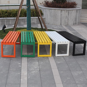 Banco de <span class=keywords><strong>metal</strong></span>, muebles de exterior, salón de lujo, jardín, banco de parque, sillas - Product Image 5