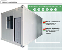 Pack plat personnalisé de 20 pieds/40 pieds, installation rapide, contenant plat pour salon et maison préassemblée, livraison gratuite