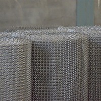 Maille métallique carrée ondulée en acier inoxydable SS304 SS316 1-500 mesh, filtre à tamis, maille métallique
