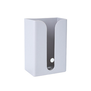 <b>Kitchen</b> <b>Paper</b> Holder Wall Mount Rectangular Plastic No Drilling Required Minimalist Design Simple Style - Product Image 5