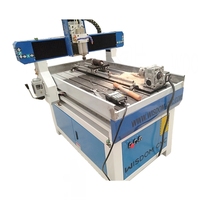 Fraiseuse CNC 6090 à 4 axes pour gravure sur métal, appareil rotatif