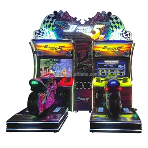 Populaire 2 joueurs adulte jeu de course d'arcade monnayeur métal et plastique moto simulateur de conduite Machine Sport Style