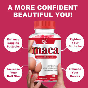 Oemオーガニックマカルートガムバットエンハンスメント & カーブシェーピングベアピル用バットヒップ拡大バットリフトBblガミー - Product Image 3