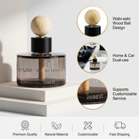 Nouvel Arrivage – Vente en Gros – Personnalisation du Logo – Diffuseur de Parfum Cylindrique en Verre 80ml pour Voiture – Décoration Automobile