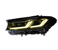 Conjunto de Faros LED YLD para BMW Serie 5 2011-2017 F10 F11 F18 520 525 528 530i, Faros LED Actualizados Estilo G30