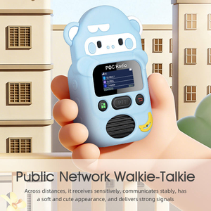 <span class=keywords><strong>Radio</strong></span> POC Mini 4G Personalizado M2 con Diseño de Dibujos Animados para Niños, con Funda Protectora de Silicona, Intercomunicador Inalámbrico de 5000 km, Walkie Talkie PTT para Niños - Product Image 4