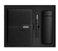Carnet de Notes et Stylo avec Mug Isotherme de Luxe Coffret Cadeau d'Affaires Personnalisé pour Bureau, Entreprise, Salon, Anniversaire