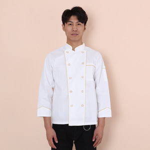 Unisex Dài Tay Áo Mùa Thu Mùa Đông Đầu Bếp Làm Việc Quần Áo Tự <span class=keywords><strong>S</strong></span>ản Xuất Nhà Hàng Thanh Nhà Bếp Trang Phục Cho Nam Giới Phụ Nữ Cho Pastry Bakers - Product Image 3