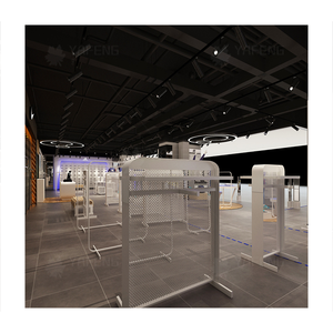 Moderna vendita al dettaglio in metallo cremagliera di abbigliamento per scaffali per negozi di espositore per negozio di abbigliamento presa di fabbrica - Product Image 6