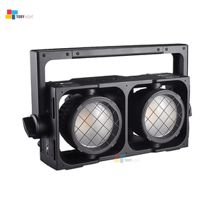 IP65 2ชิ้น300W DMX512 2ตาไฟกระพริบ COB กันน้ำ600W LED PAR RGBA อุปกรณ์ให้แสงสว่างบนเวที - Product Image 1