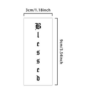 Tatouage temporaire gothique foncé, tatouage semi-permanent, imperméable, dure 2 semaines, tatouage réaliste à base de plantes pour le <span class=keywords><strong>bras</strong></span>, l'épaule - Product Image 2