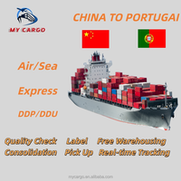 Agent de logistique Alibaba, expédition de la Chine vers le Portugal, DDP LCL+Express, transitaire maritime, agent de dropshipping, logistique