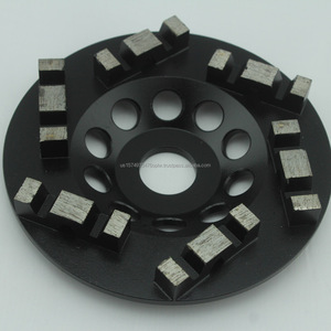 Disque de meule de tasse de diamant de rangée de Turbo pour la meuleuse d'angle polissant sur la pierre de granit, le ciment, le marbre, la roche, la maçonnerie, le granit - Product Image 4