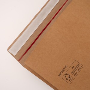 Usine personnalisée A3 <span class=keywords><strong>A4</strong></span> 12x15 <span class=keywords><strong>dos</strong></span> auto-joint pli rigide <span class=keywords><strong>enveloppe</strong></span> Kraft carton d'expédition expédition rester plat enveloppes d'emballage - Product Image 3