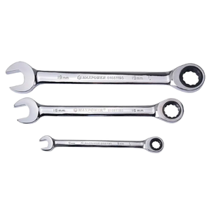 Odm Tùy Chỉnh Đôi End Cố Định Đầu Ratchet Kết Hợp Cờ Lê Metric Cấp Công Nghiệp Ergonomic Xử Lý Crom Vanadi - Product Image 1
