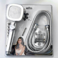 Ensemble de douche en acier inoxydable en gros pour usine, kit de douche à main pour salle de bain avec tuyau flexible, fournisseur OEM ODM