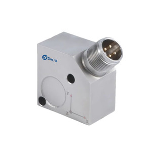 Transducteur triaxial piézoélectrique intégratif 100mV/g pour la détection de vitesse de vibration DK-37A23F100 Capteur triaxial 100mV/g intégré - Product Image 1