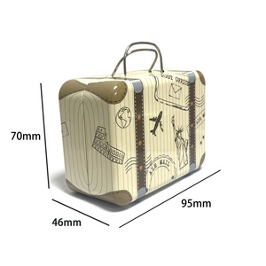 Exquisita Caja Rectangular de Metal para Almacenamiento, Tipo Blind Box, Portátil, Moderna y Vacía - Product Image 2