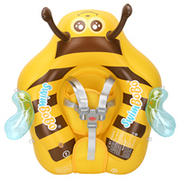Bouée gonflable pour bébé et enfant Swimbobo, adorable abeille, pliable, en PVC, jouet aquatique pour piscine, été