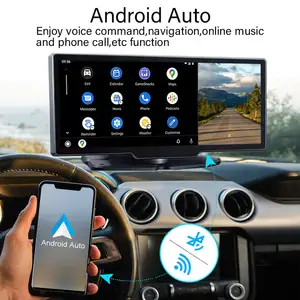 Carlover 10.26'' Touch Screen Wireless WiFi BT Carplay Android Auto 4K Car Dashcam DVR