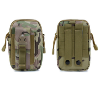 Sac de ceinture tactique Molle pour le sport, la randonnée, le camping, la chasse, l'équitation, sac de poche pour téléphone portable, sac de messager pour les voyages