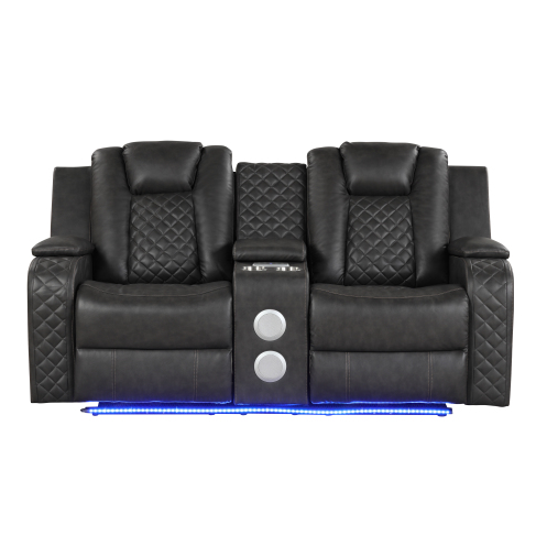 Noir + Similicuir + Bois massif + MDF