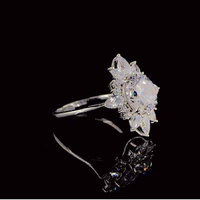 Bijoux en rotin, Or jaune 14K, Diamant de laboratoire, Pierre latérale taille marquise, Taille brillant, Certifié IGI, Luxe féminin, Bijoux fins