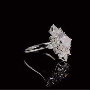 เครื่องประดับเพชรแล็บโกรนทรงกลมเจียระไนแบบบริลเลียนท์ ทองคำ 14K ชุบทองคำแท้ ได้รับการรับรองจาก IGI สำหรับผู้หญิง เครื่องประดับหรูหราทันสมัย - Product Image 5