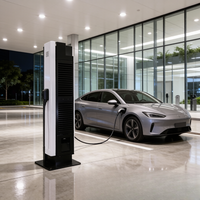 Estación de Carga Comercial para Vehículos Eléctricos 60kW CCS2 Gun OCPP 1.6J, Solución de Estacionamiento para Flotas con Conector Dual Independiente Jinghu TA-DC-DD 60-B
