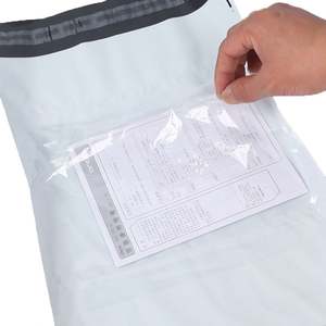 Environment Hot Sale Mini Custom logo Pe Delivery Express Postage Courier <b>Mailer</b> Shipping Bag with Pocket for Packaging - Product Image 1