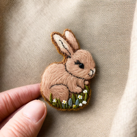 Hipster Easter Bunny Patches Wayfarer-Dragende Karakter Met Gek Haar En Hippe Outfit