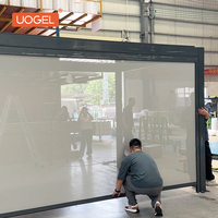 Persianas enrollables motorizadas A13 de última generación para exteriores con Bluetooth y control digital, protección solar y riel integrado