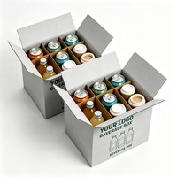 Cartons de boissons en gros, 12 ou 24 pièces, cartons d'expédition pour bouteilles de vin, boîtes pour boissons gazeuses