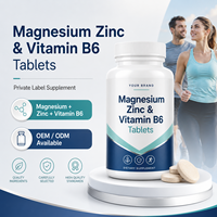 Comprimés de magnésium, zinc et vitamine B6 OEM ODM pour une routine quotidienne active – Exportateur de compléments sous marque privée