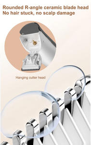 Multifunzione professionale professionale Cordless Vaccum Trimmer USB portatile sottovuoto tagliacapelli per bambini - Product Image 3