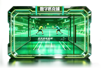 Simulador Interactivo de Pickleball Realista, Máquina de Entretenimiento Deportivo